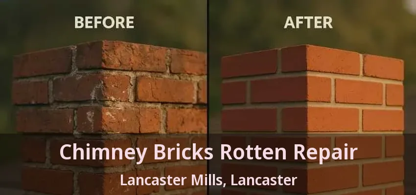 Chimney Bricks Rotten Repair Lancaster Mills, Lancaster - TX