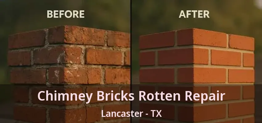 Chimney Bricks Rotten Repair Lancaster - TX