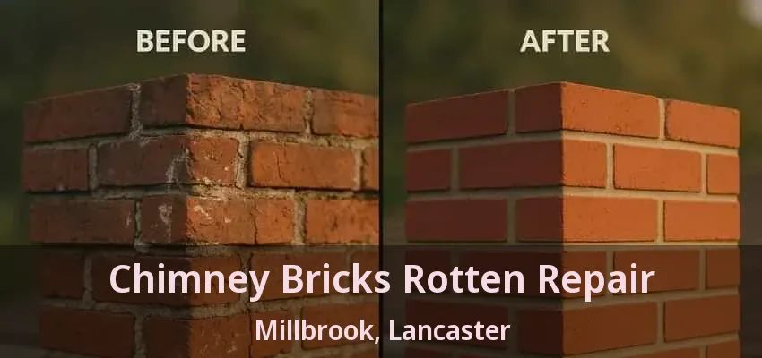 Chimney Bricks Rotten Repair Millbrook, Lancaster - TX