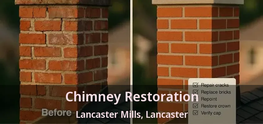 Chimney Restoration Lancaster Mills, Lancaster - TX