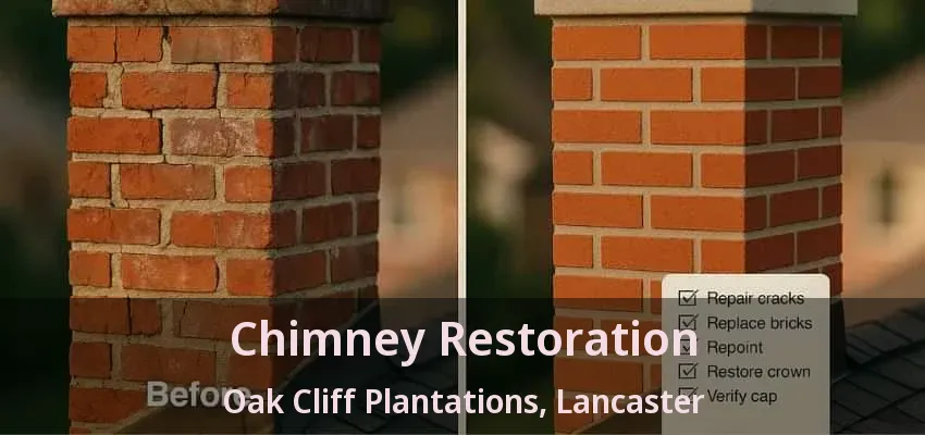 Chimney Restoration Oak Cliff Plantations, Lancaster - TX