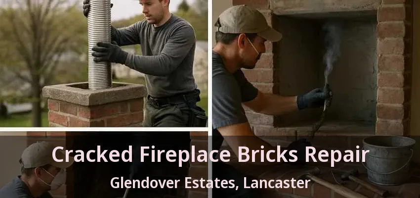 Cracked Fireplace Bricks Repair Glendover Estates, Lancaster - TX