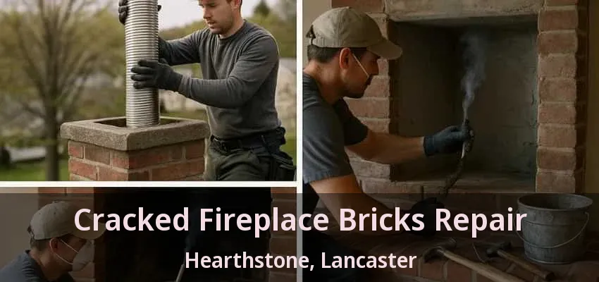 Cracked Fireplace Bricks Repair Hearthstone, Lancaster - TX
