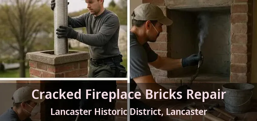 Cracked Fireplace Bricks Repair Lancaster Historic District, Lancaster - TX