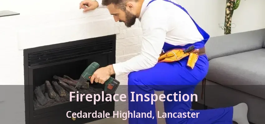 Fireplace Inspection Cedardale Highland, Lancaster - TX
