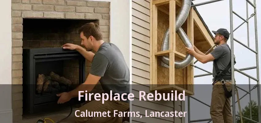 Fireplace Rebuild Calumet Farms, Lancaster - TX