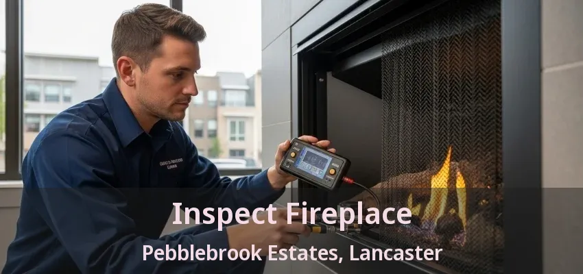 Inspect Fireplace Pebblebrook Estates, Lancaster - TX